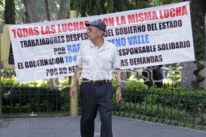 MANIFESTACIÓN . DESPEDIDOS DE GOBIERNO