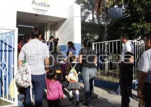 REINICIO CLASES . ACATLÁN