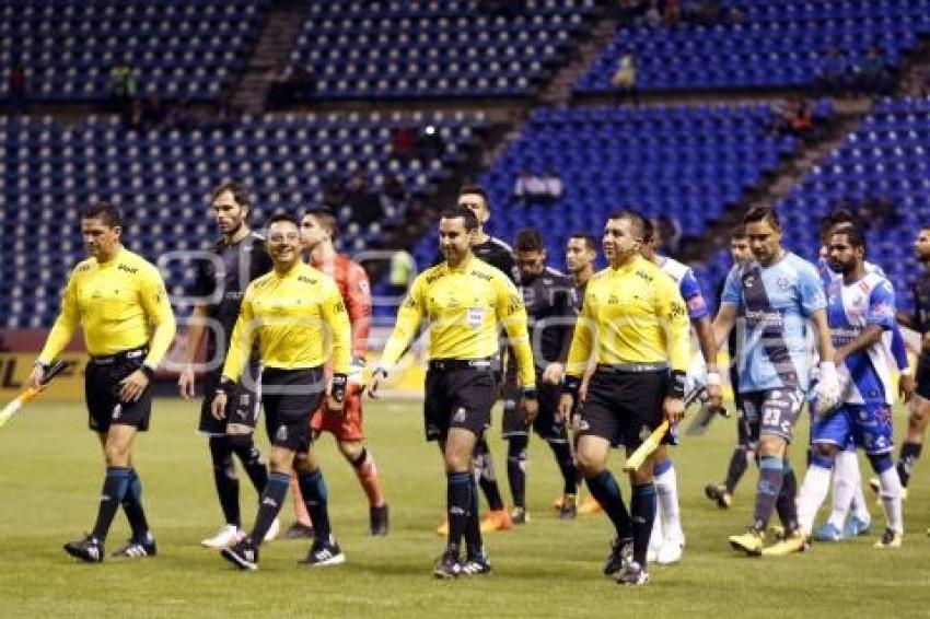FÚTBOL . CLUB PUEBLA VS MONTERREY
