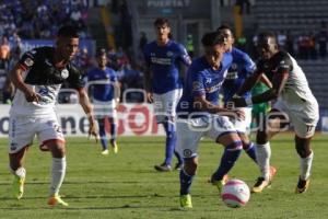 FÚTBOL . LOBOS BUAP VS CRUZ AZUL