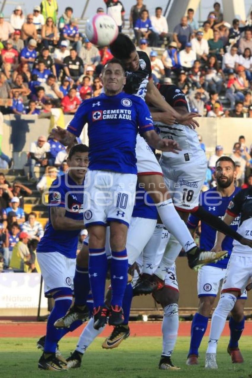 FÚTBOL . LOBOS BUAP VS CRUZ AZUL