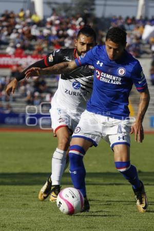 FÚTBOL . LOBOS BUAP VS CRUZ AZUL