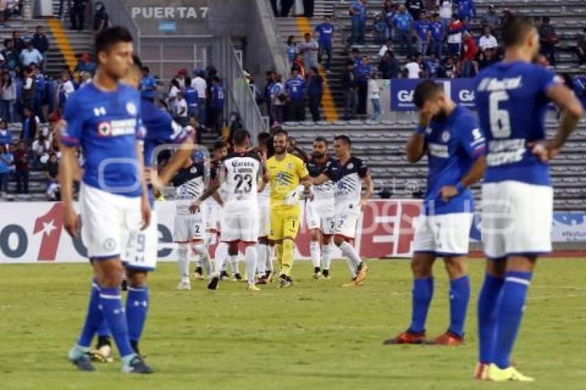 FÚTBOL . LOBOS BUAP VS CRUZ AZUL