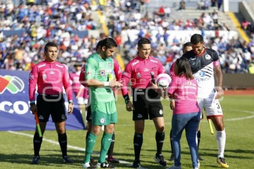 FÚTBOL . LOBOS BUAP VS CRUZ AZUL
