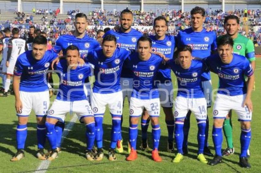 FÚTBOL . LOBOS BUAP VS CRUZ AZUL
