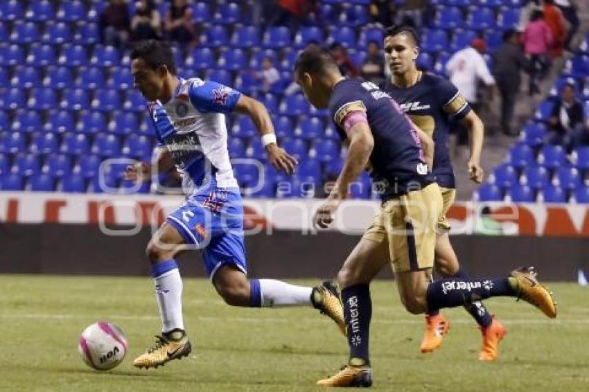 FÚTBOL . CLUB PUEBLA VS PUMAS