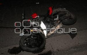 ACCIDENTE . MOTOCICLISTA . AUTOPISTA