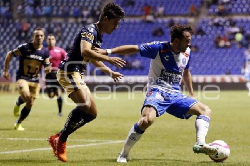 FÚTBOL . CLUB PUEBLA VS PUMAS