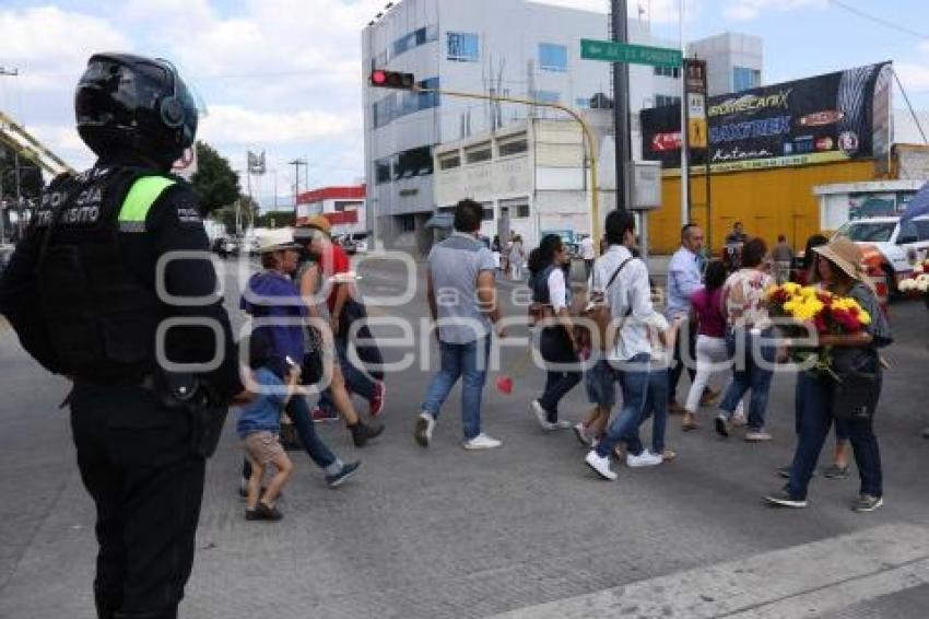 OPERATIVO VÍAL . PANTEÓN MUNICIPAL