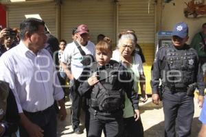 TEHUACÁN . DESALOJO AMBULANTES