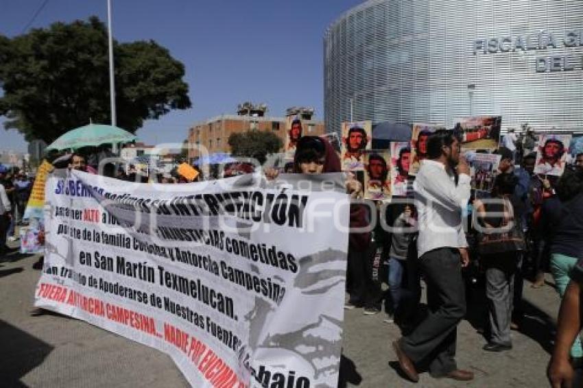 MANIFESTACIÓN . COMERCIANTES TEXMELUCAN