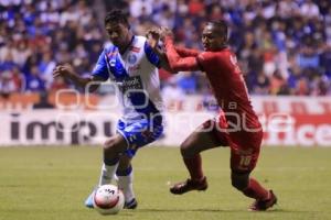 FÚTBOL . CLUB PUEBLA VS LOBOS BUAP