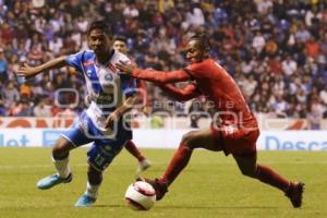 FÚTBOL . CLUB PUEBLA VS LOBOS BUAP