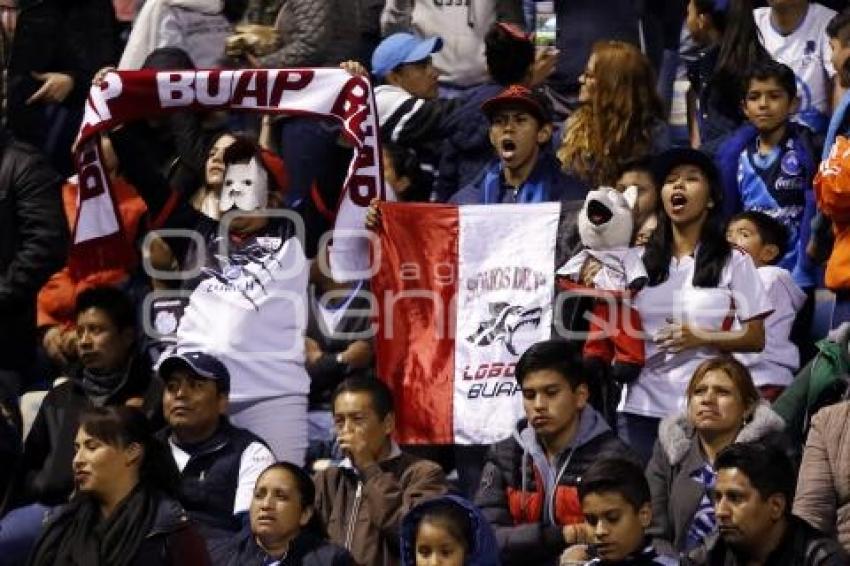 FÚTBOL . CLUB PUEBLA VS LOBOS BUAP