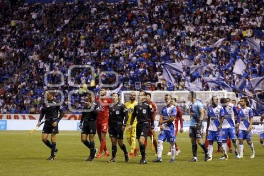 FÚTBOL . CLUB PUEBLA VS LOBOS BUAP