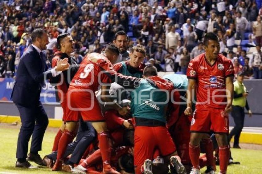 FÚTBOL . CLUB PUEBLA VS LOBOS BUAP