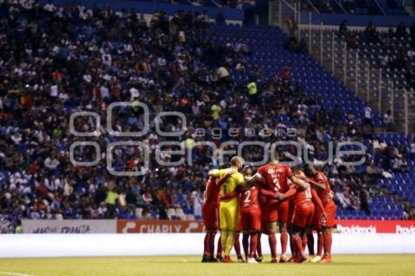 FÚTBOL . CLUB PUEBLA VS LOBOS BUAP