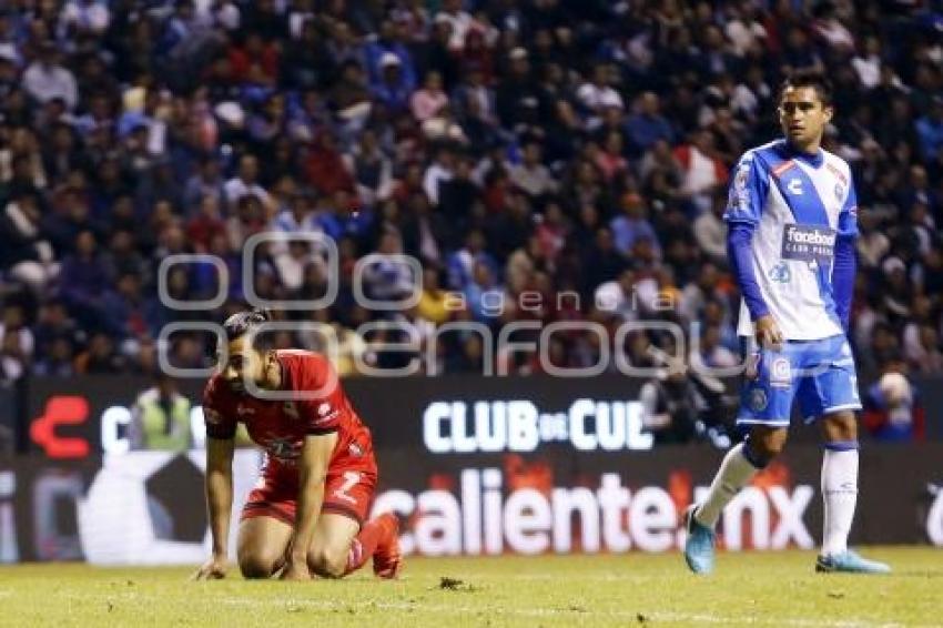 FÚTBOL . CLUB PUEBLA VS LOBOS BUAP