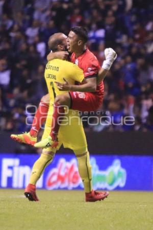 FÚTBOL . CLUB PUEBLA VS LOBOS BUAP