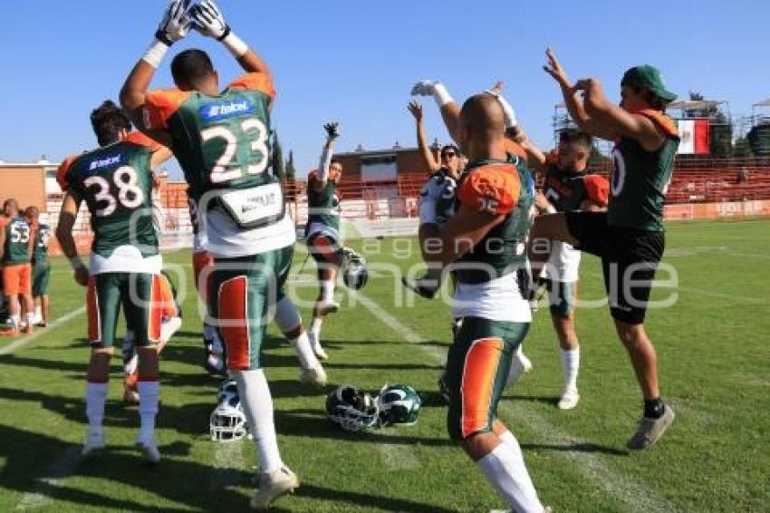 FUTBOL AMERICANO . AZTECAS VS BORREGOS