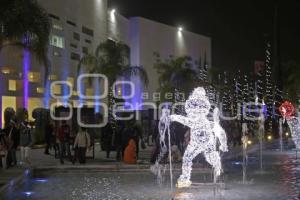 BUAP . ENCENDIDO ÁRBOL DE NAVIDAD