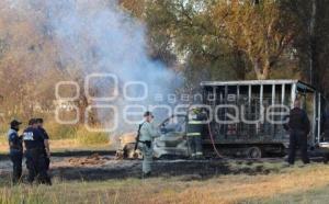 INCENDIO CAMIONETA