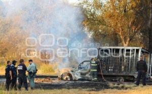 INCENDIO CAMIONETA