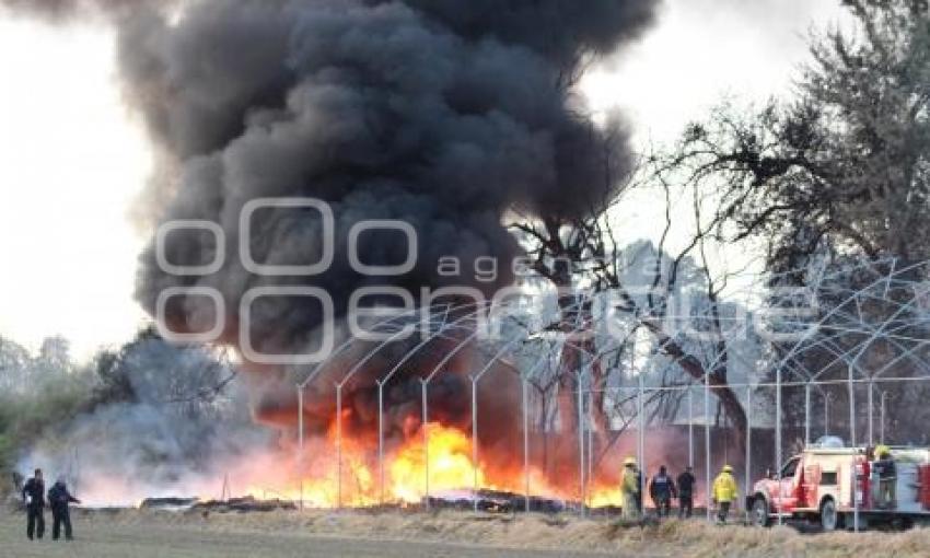 INCENDIO . TEXMELUCAN