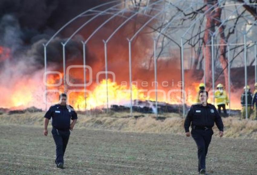 INCENDIO . TEXMELUCAN