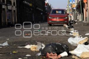 BASURA . FESTEJOS NAVIDEÑOS