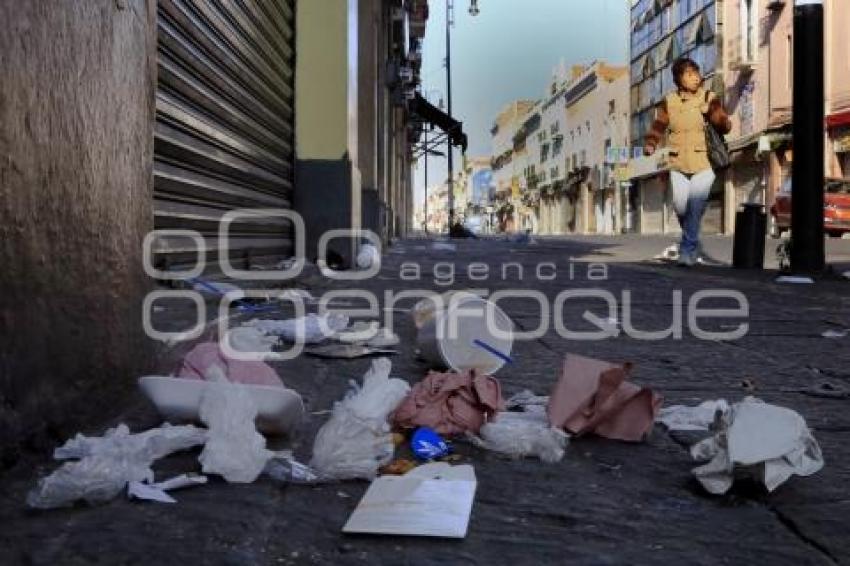 BASURA . FESTEJOS NAVIDEÑOS