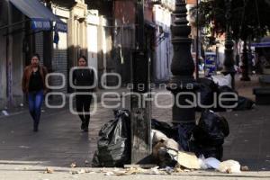 BASURA . FESTEJOS NAVIDEÑOS