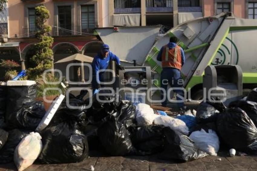 BASURA . FESTEJOS AÑO NUEVO