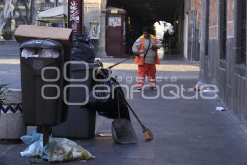 BASURA . FESTEJOS AÑO NUEVO