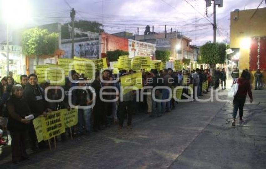 MANIFESTACIÓN . TEHUACÁN