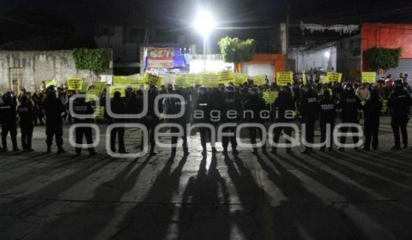 MANIFESTACIÓN . TEHUACÁN