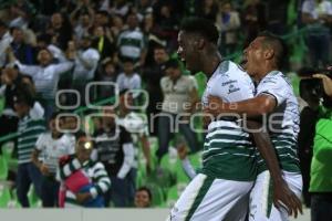 FÚTBOL . SANTOS VS LOBOS BUAP