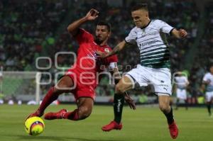 FÚTBOL . SANTOS VS LOBOS BUAP