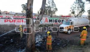 INCENDIO . AUTOPISTA