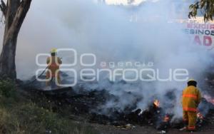 INCENDIO . AUTOPISTA