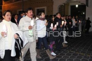 TEHUACÁN . MARCHA POR LA PAZ