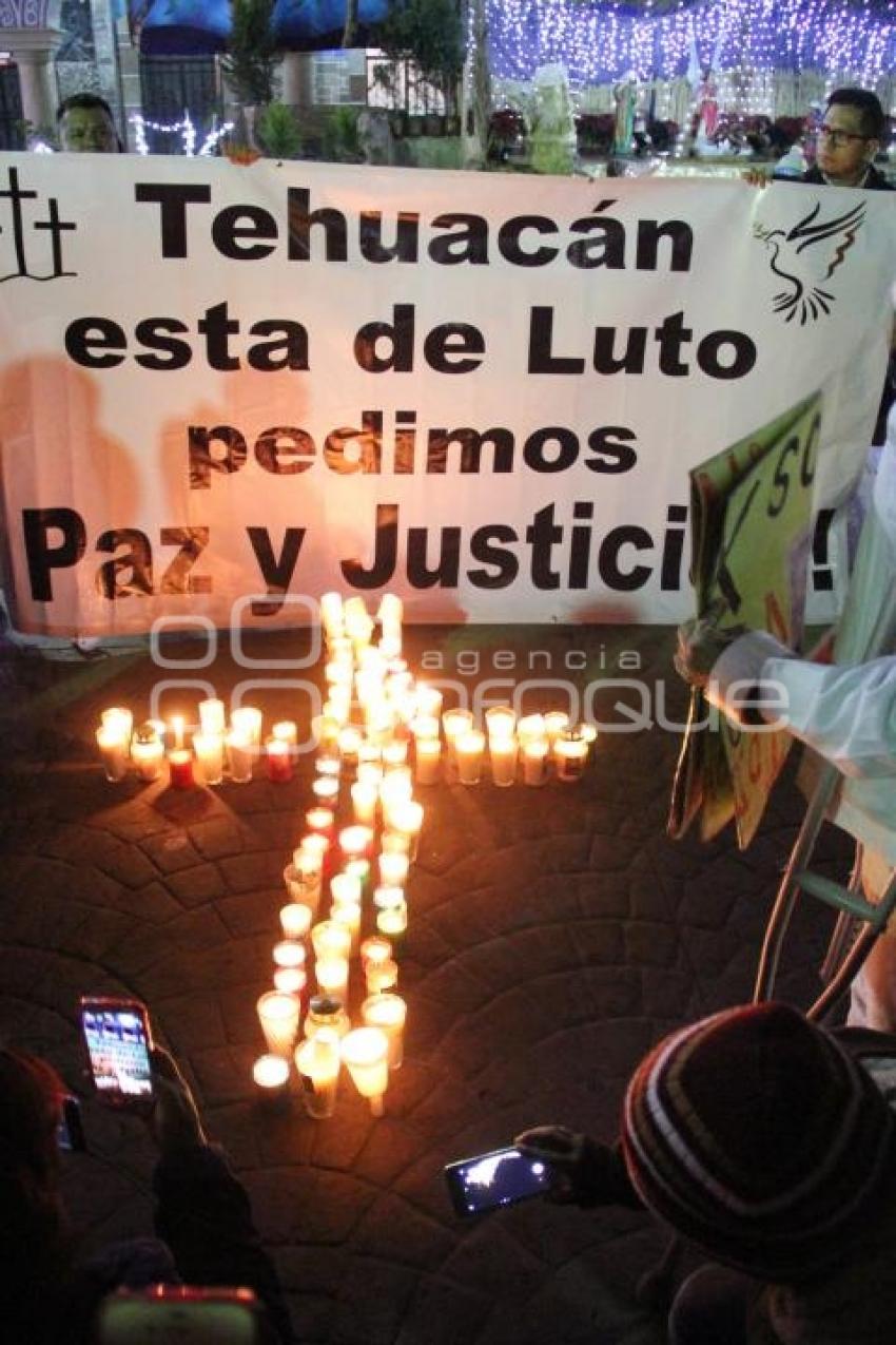 TEHUACÁN . MARCHA POR LA PAZ