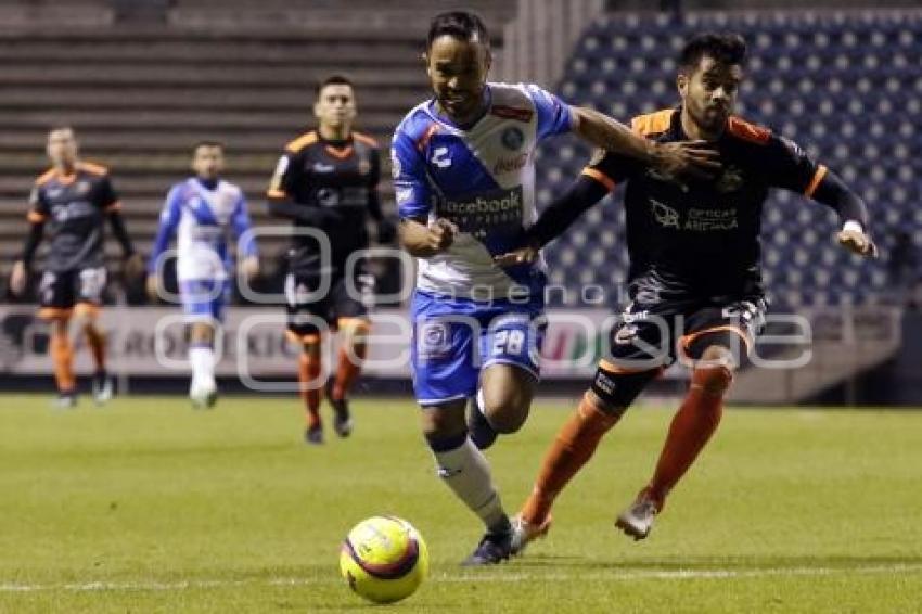 FÚTBOL . CLUB PUEBLA VS ALEBRIJES