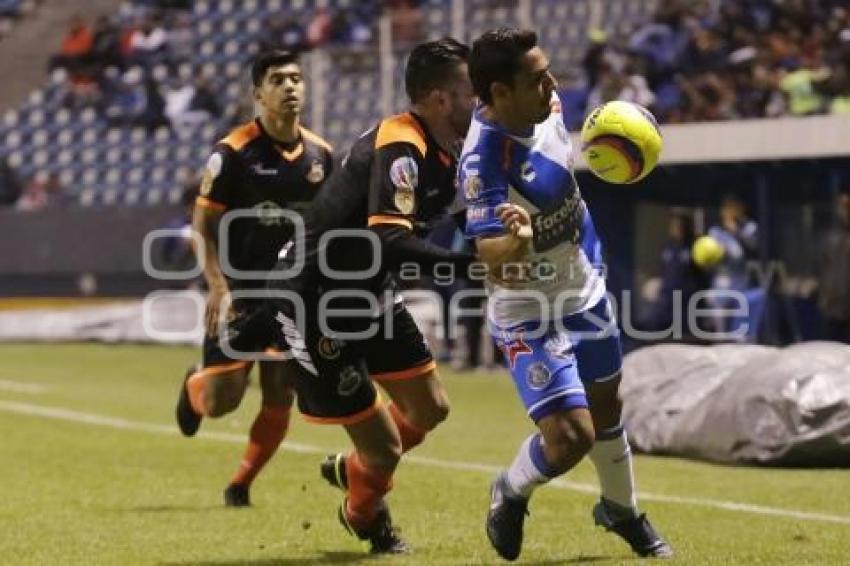 FÚTBOL . CLUB PUEBLA VS ALEBRIJES