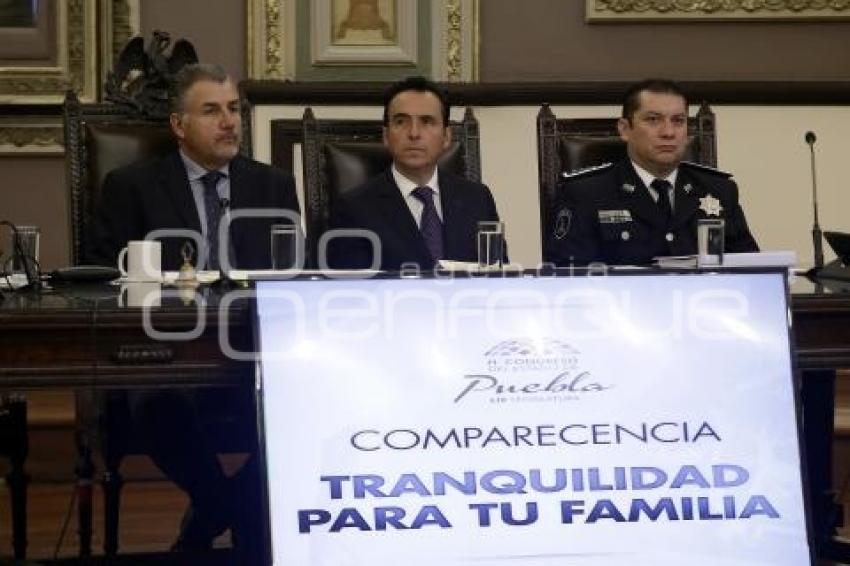 CONGRESO . COMPARECENCIA SEGURIDAD