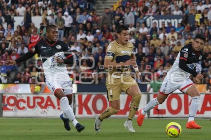 FÚTBOL . LOBOS BUAP VS PUMAS