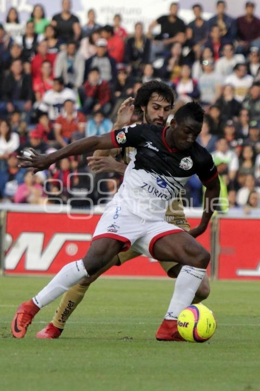 FÚTBOL . LOBOS BUAP VS PUMAS