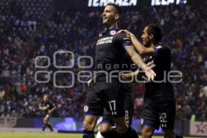 FÚTBOL . CLUB PUEBLA VS CRUZ AZUL