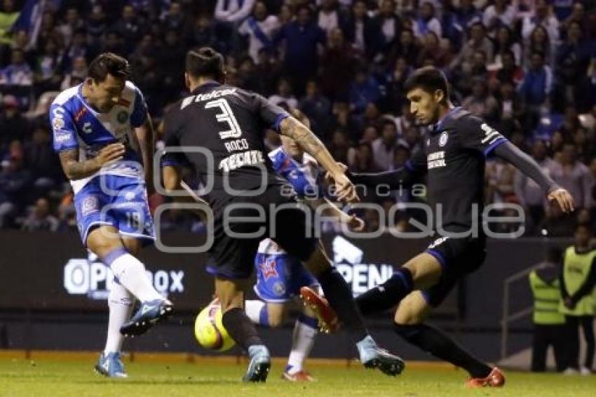 FÚTBOL . CLUB PUEBLA VS CRUZ AZUL