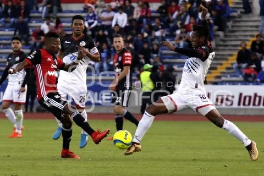 FÚTBOL . LOBOS BUAP VS ATLAS